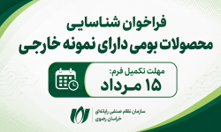 فراخوان شناسایی محصولات بومی دارای نمونه خارجی